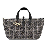 DIOR Cotton Handbag Medium Size Women's Black