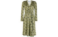 PRADA Pre Owned Abstract print Silk Dress