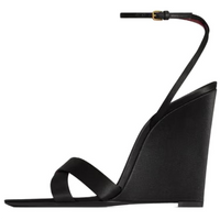 SAINT LAURENT Bibi Strap Sandals 11cm Women's Black