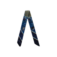 HERMES Silk Scarves Women's Blue