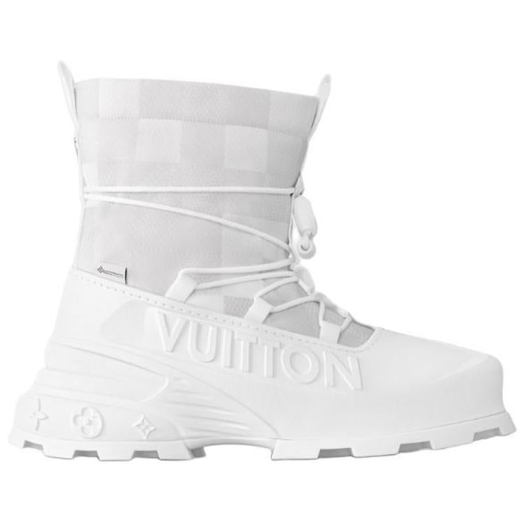 LOUIS VUITTON SKI Skiing Series BLIZZARD Ankle Boots Men's Pink