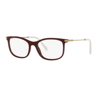 MIU MIU Irregular Shape Eyeglass Frames Women's Red