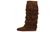 SAINT LAURENT Knee-high Boots Women's Brown