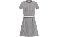 DIOR SS23 Short Sleeved Dress Women's Black