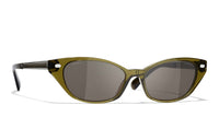 CHANEL Sunglasses Women's Brown