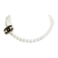 CHANEL Pearl Necklaces Women's Gold