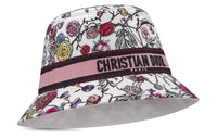 DIOR Cotton Bucket Hats Women's Multicolor