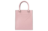 PRADA Cow Leather Handbag Women's Pink