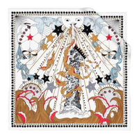 DIOR Silk Silk Scarves Women's White