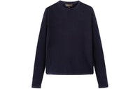 Loro Piana Port Douglas Crew Neck Sweater Women's Marine Blue