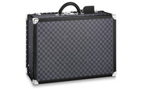 LOUIS VUITTON Canvas Handheld Hard Case Men's Black
