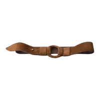 PRADA Suede, Hardware Accessories Leather Belts Women's Black