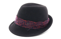 CHANEL Felt Top Hats Women's Dark Blue