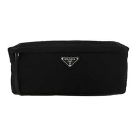 PRADA Nylon Fabric Fanny Pack Women's Black