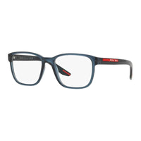 PRADA Acetate Irregular Shape Eyeglass Frames Men's Blue