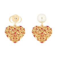 DIOR Metal Earrings Women's Gold