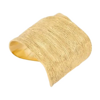 SAINT LAURENT Brass Bangles Women's Gold