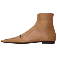 SAINT LAURENT Milton Ankle Boots Men's Brown