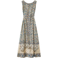 Loro Piana SS24 Sleeveless Dress Women's Dark Green