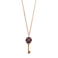 CHANEL 2017 Camellia Key Necklace