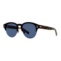 DIOR Round Sunglasses Unisex Black/Blue