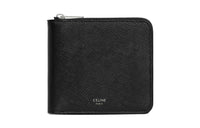 CELINE Grained Calfskin Wallet Men's Black