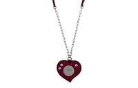 PRADA Necklace Women's Silver/Red