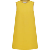 DIOR Sleeveless Dress Women's Yellow