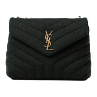 SAINT LAURENT Fabric Crossbody Bag Shoulder Bag Women's Jasper