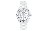 CHANEL J12 Collection Wrist Watch Automatic Mechanical Movement Ceramic Strap White Dial Men's