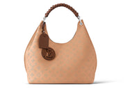 LOUIS VUITTON Mahina Perforated Calfskin Handbag Shoulder Bag Women's Brown