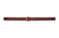 SAINT LAURENT Cassandre Leather Belt