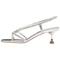 MIU MIU Strap Sandals Women's Silver