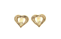SAINT LAURENT Brass Clip-On Earrings Women's