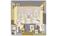 HERMES Silk Scarves Women's Multicolor