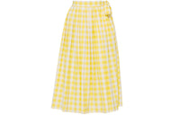 MIU MIU Casual Long Skirts Women's Yellow