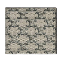 CELINE Triomphe Canvas Wallet Men's Light Umber