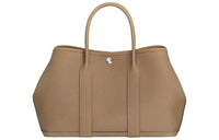 HERMES Garden Party Negonda Leather Handbag Unisex 1C Dusty Earth Tone