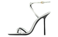SAINT LAURENT Strap Sandals Women's Silver