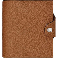 HERMES Togo Calfskin Mini Storage Bag Unisex 37 Gold Gold