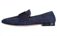 LOUIS VUITTON Capri Loafers Women's Dark Blue