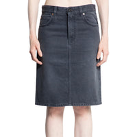 MIU MIU Slit-Detailed Skirt