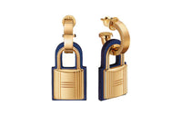 HERMES O'Kelly Earrings Women's Gold