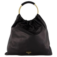 PRADA Leather Handbag Women's Black
