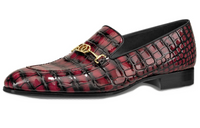 LOUIS VUITTON Club Casual Single Shoes Women's Red Black