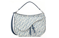 DIOR Saddle Canvas With Leather Saddle Bags Shoulder Bags Handbags Men's Blue