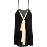 CELINE Bow Detailed Sleeveless Dress