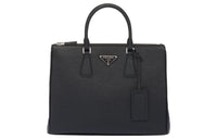 PRADA Galleria Killer Bag Leather Shoulder Bag Crossbody Bag Handbag Men's Black