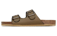 SAINT LAURENT Quiet Slide Slippers Women's Brown