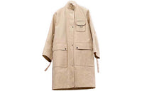HERMES Trench Coats Women's Ecru